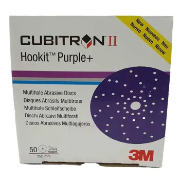 Preview: 3M Cubitron II Hookit Purple Premium 737U 150mm